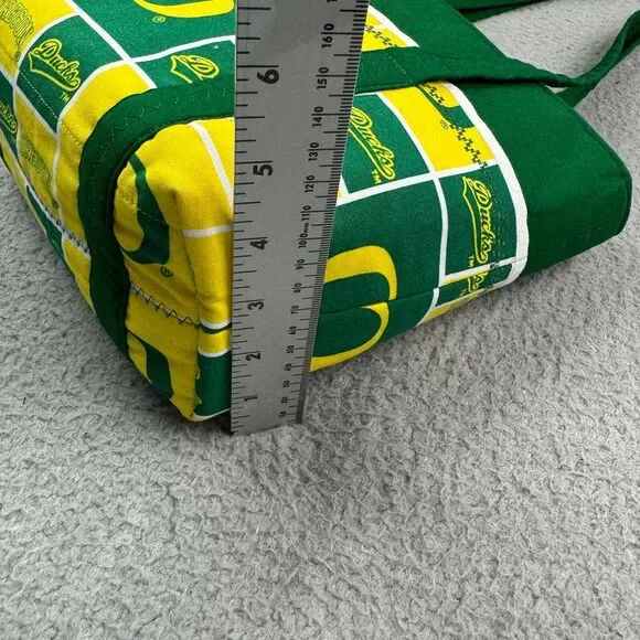 Oregon Ducks Mini Tote Quilted Handmade University of Oregon NCAA - Picture 6 of 16
